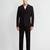 Men solid blazer & waistcoat with trousers