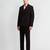 Men solid blazer & waistcoat with trousers