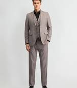 Notched lapel blazer & waistcoat with trousers