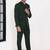 Men mandarin collar bandhgala slim-fit 2-piece suits
