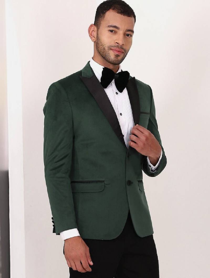 Men slim-fit 2-piece tuxedo suits
