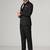 Single-breasted shawl collar two-piece tuxedo suit