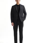 Notched lapel tailored fit 2 piece formal suit