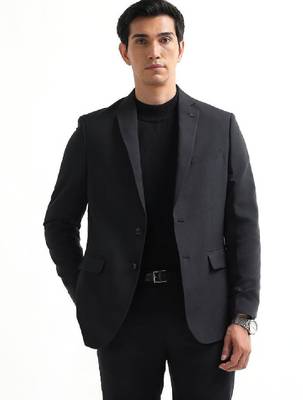 Notched lapel tailored fit 2 piece formal suit 3