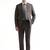 Checked notched lapel tailored fit 2 piece suit