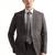 Checked notched lapel tailored fit 2 piece suit