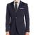 Lapel collar single breasted 2 piece formal suit