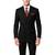 Lapel collar double breasted 2 piece suit