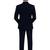 Lapel collar double breasted 2 piece suit