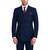 Lapel collar double breasted 2 piece suit