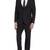 Lapel collar single breasted 2 piece suit