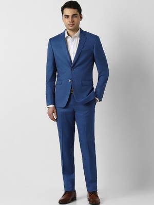 Slim-fit single-breasted two-piece suit 1