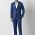 Slim-fit single-breasted two-piece suit