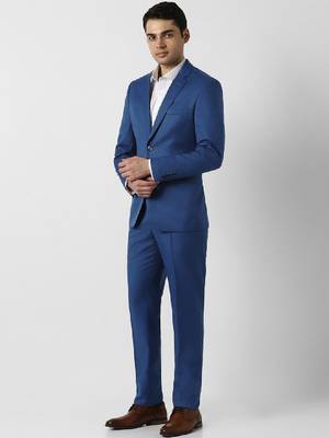 Slim-fit single-breasted two-piece suit 2