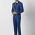 Slim-fit single-breasted two-piece suit