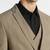 Self design slim fit single-breasted three-piece suits