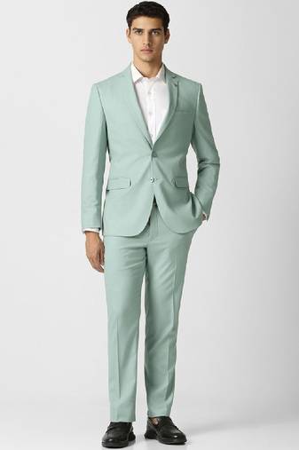 Slim fit single-breasted two-piece suits