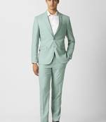 Slim fit single-breasted two-piece suits