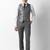 Self design slim fit single-breasted three-piece suits