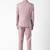 Self design slim fit single-breasted two-piece suits
