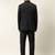 Men mandarin collar long sleeves blazer and trousers suit