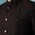 Black lavender textured mandarin collar bandhgala suit