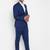 Tailored-fit single-breasted 2-piece suit