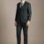 Slim-fit single-breasted two-piece suit