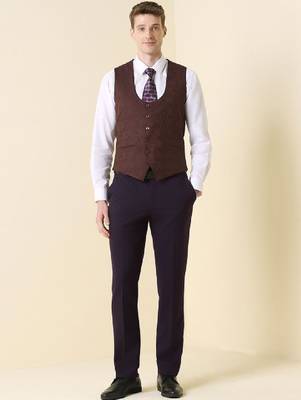 Slim-fit single-breasted three-piece suit 3
