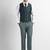 Slim-fit single-breasted three-piece suit