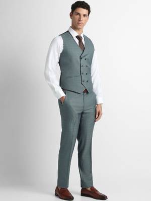 Slim-fit single-breasted three-piece suit 3