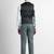 Slim-fit single-breasted three-piece suit