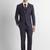 Slim-fit single-breasted three-piece suit