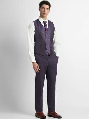 Slim-fit single-breasted three-piece suit 3