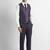 Slim-fit single-breasted three-piece suit
