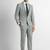 Slim-fit single-breasted two-piece suit