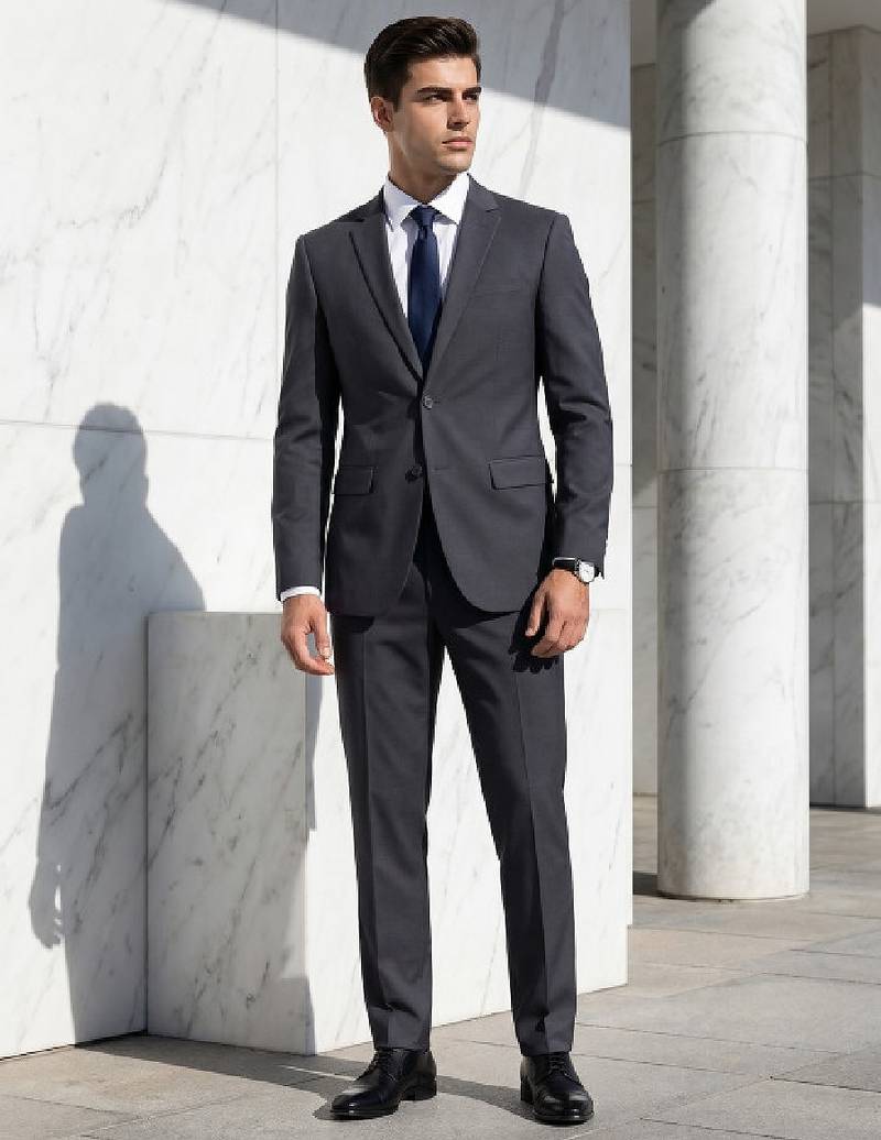 Notched lapel 2-piece formal suits