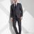 Notched lapel 2-piece formal suits