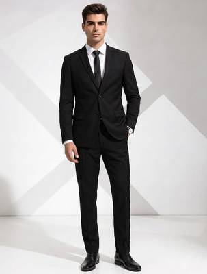 Notched lapel 2-piece formal suits 2