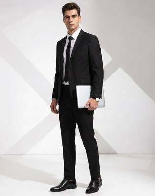 Notched lapel 2-piece formal suits 4
