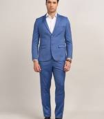 Pure cotton tailored fit single breasted two-piece suits