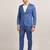 Pure cotton tailored fit single breasted two-piece suits
