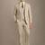 Slim-fit single-breasted three-piece suit