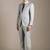 Slim-fit single-breasted two-piece suit