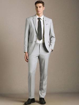 Slim-fit single-breasted two-piece suit 4