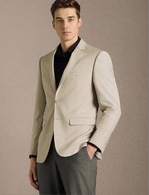 Slim-fit single-breasted two-piece suit 2