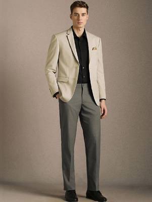 Slim-fit single-breasted two-piece suit 4