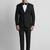 Slim-fit single-breasted two-piece suit