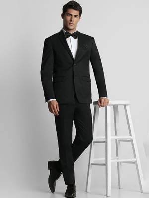 Slim-fit single-breasted two-piece suit 4