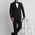 Slim-fit single-breasted two-piece suit